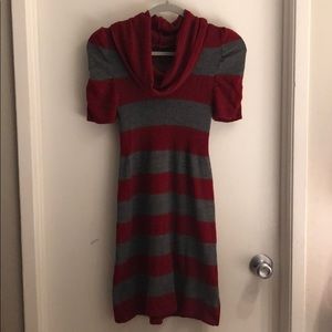 Junior Stripped Sweater Dress
